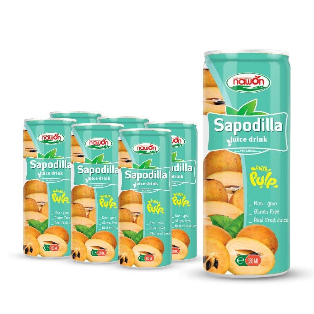 sapodilla juice drink 320ml can