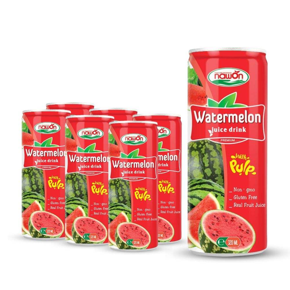 watermelon juice drink 320ml can