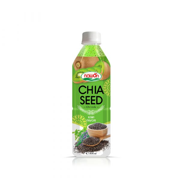 Chia Seed with Kiwi Flavor Drink 500ml (Packing 24 Bottles Carton)