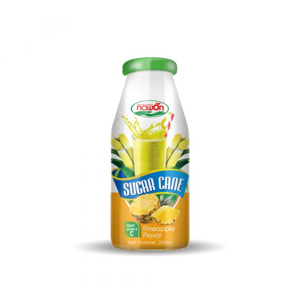 Sugar Cane with Pineapple Flavor 250ml (Packing: 24 Bottles/ Carton)