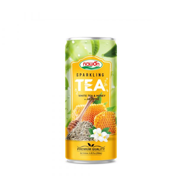 Sparkling White Tea & Honey + Jasmine Drink 250ml (Packing 24 Can Carton)