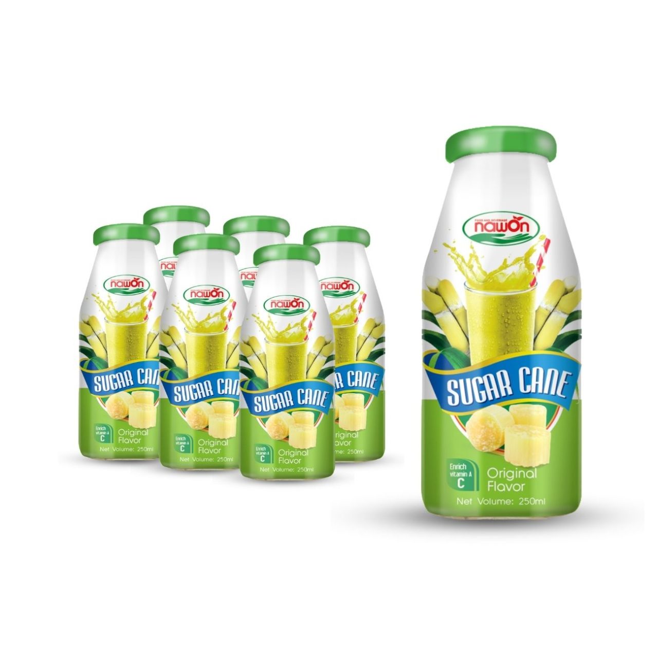 glass bottle 250 ml 8 46 fl oz sugar cane with original flavor (2)