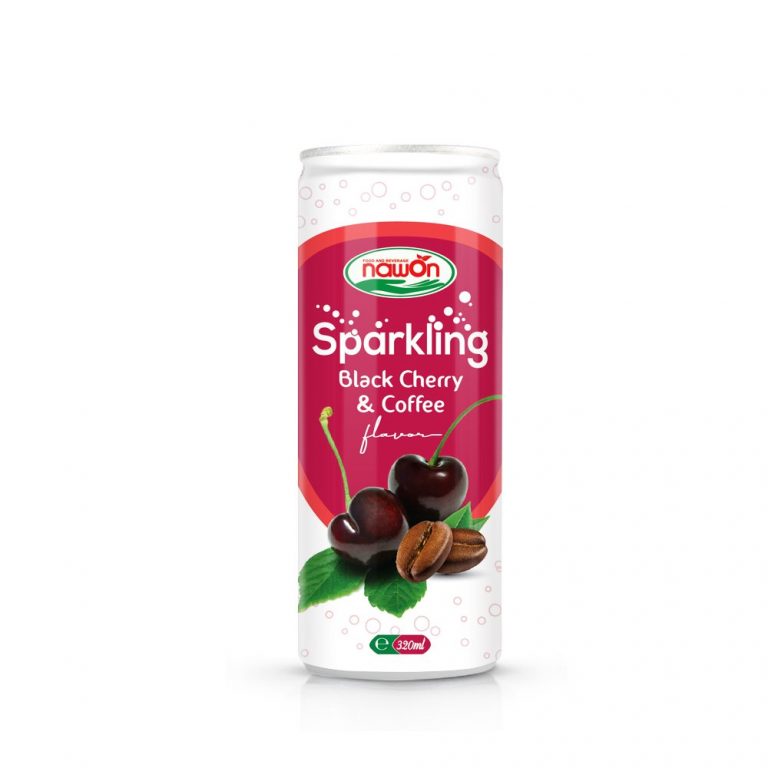 320ml Sparkling Black Cherry and Coffee