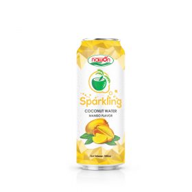 Coconut Water Sparkling Mango Flavor 500ml