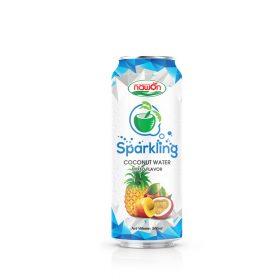 Sparkling Coconut Water With Mixed Flavor