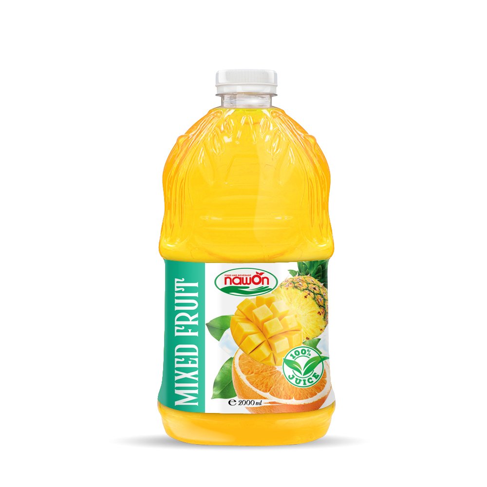 100% Juice Mixed Fruit Juice Drink 2L (Packing: 6 Bottles/ Carton)