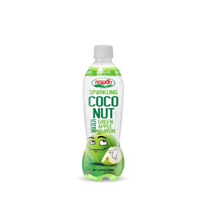 Sparkling Coconut Water With Green Apple Flavor 300Ml