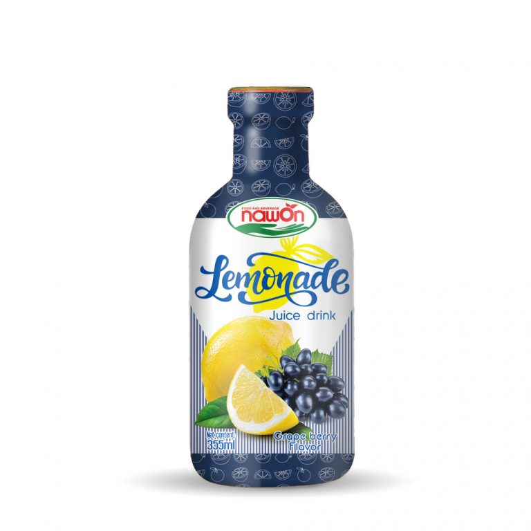 Lemonade Juice Drink Grape Berry Flavor 355ml