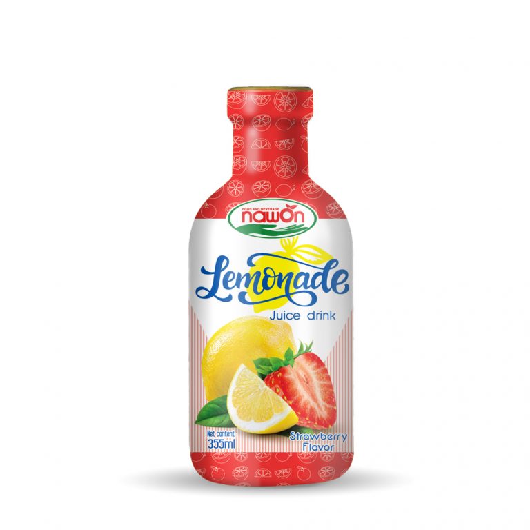 Lemonade Juice Drink Strawberry Flavor 355ml