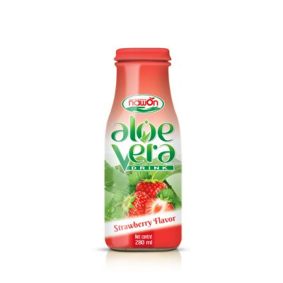 280Ml Aloe Vera Drink With Strawberry Flavor