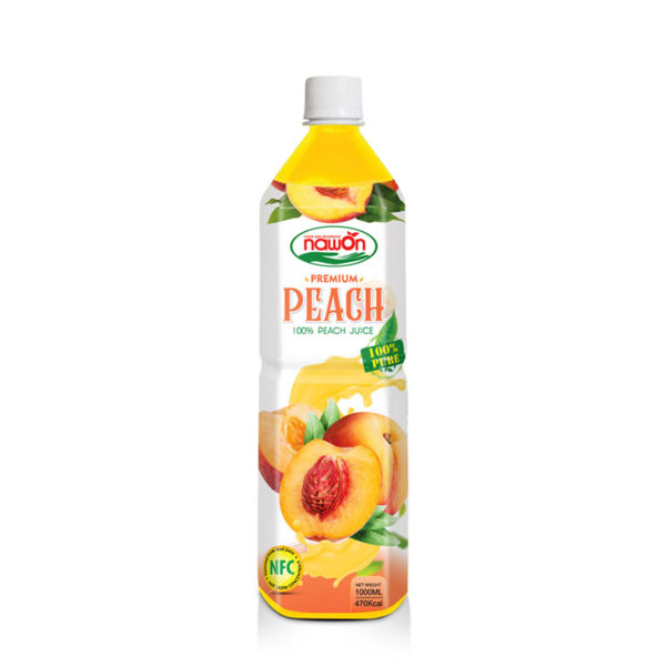 Bottle 100 premium peach juice