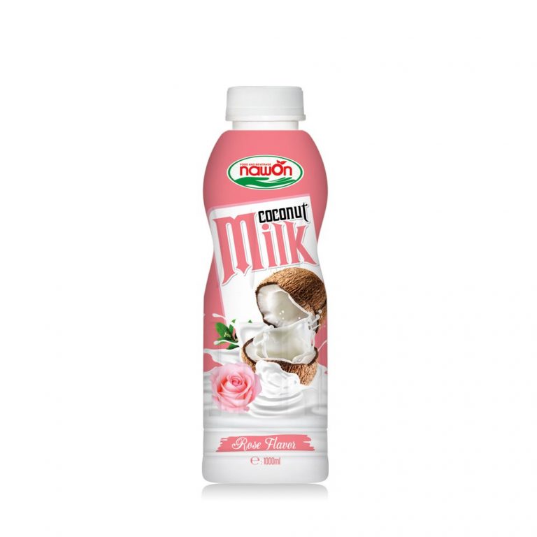 1 L Coconut milk rose flavor