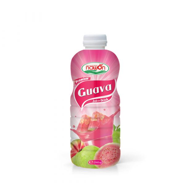 1000ml Guava Juice Drink PP Bottle Natural Products