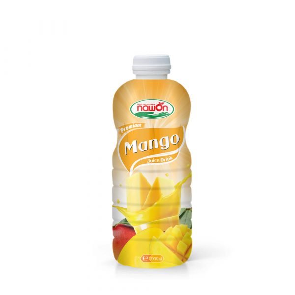 1000ml Mango Juice Drink PP Bottle Natural Products