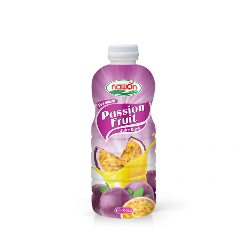1000ml Passion fruit Juice Drink PP Bottle Natural Products
