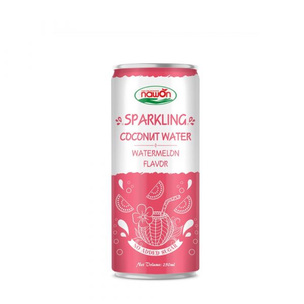 250ml Sparkling coconut water watermelon flavor
