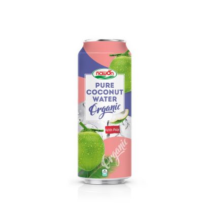 500ml Pure Coconut Water Organic with Pulp