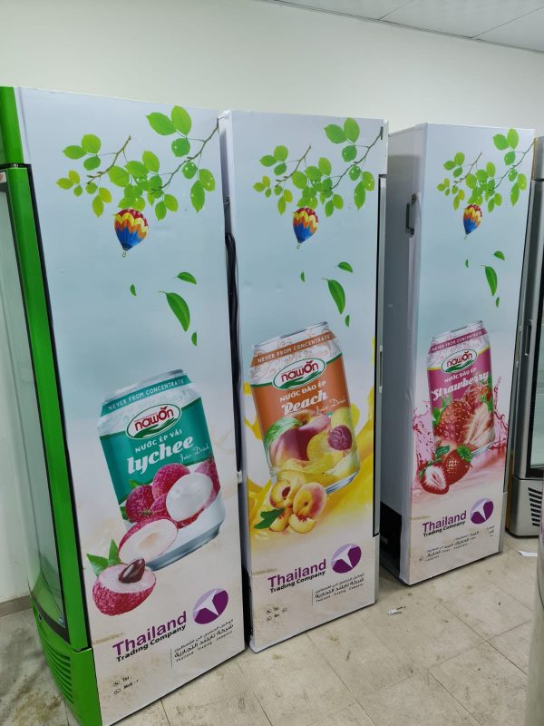 Hundreds of refrigerators with Nawon Posters are launched to the market. 1