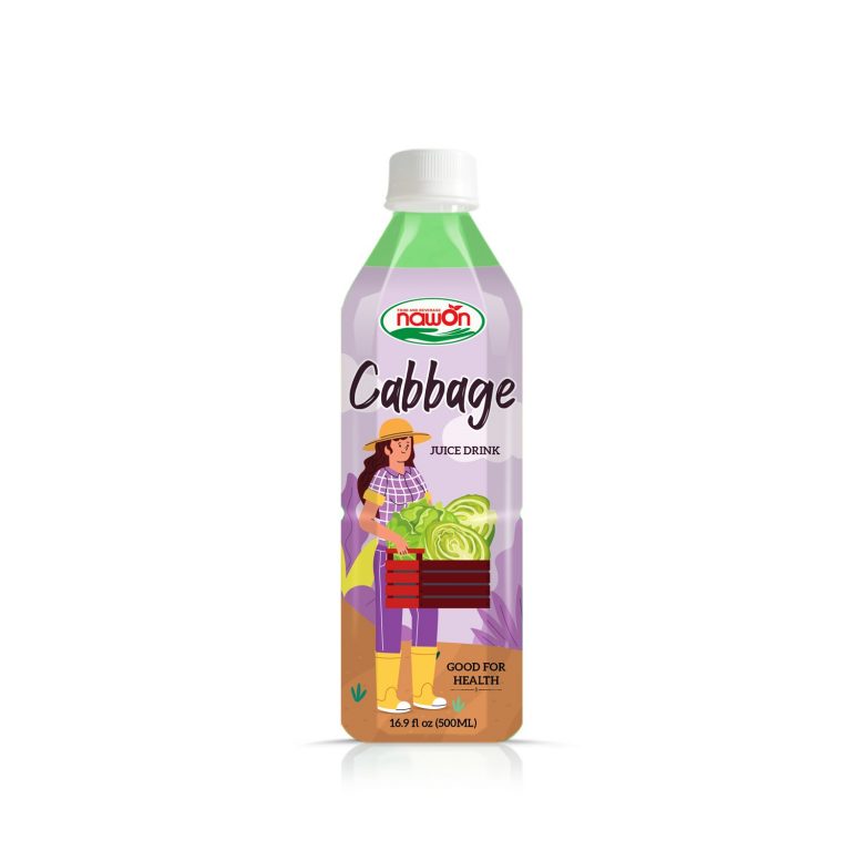 Cabbage juice drink good for health 500ml PET bottle