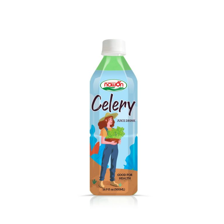 Celery juice drink good for health 500ml PET bottle