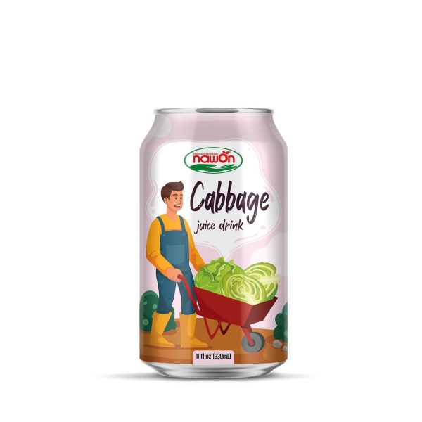 Vegetable juice cabbage juice drink 330ml aluminum can