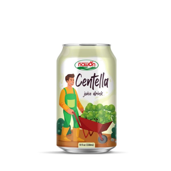 Vegetable juice centella juice drink 330ml aluminum can