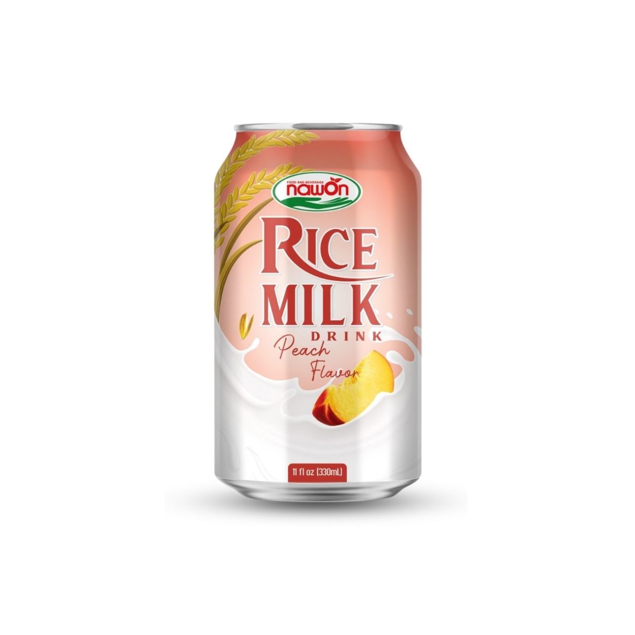Can 330 ml 11 18 fl oz smooth rice milk drink with natural peach flavor standard (3)