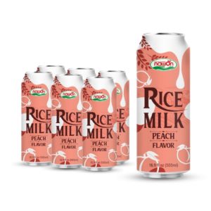 can 500 ml 16 9 fl oz refreshing rice milk drink with natural peach flavor (1)