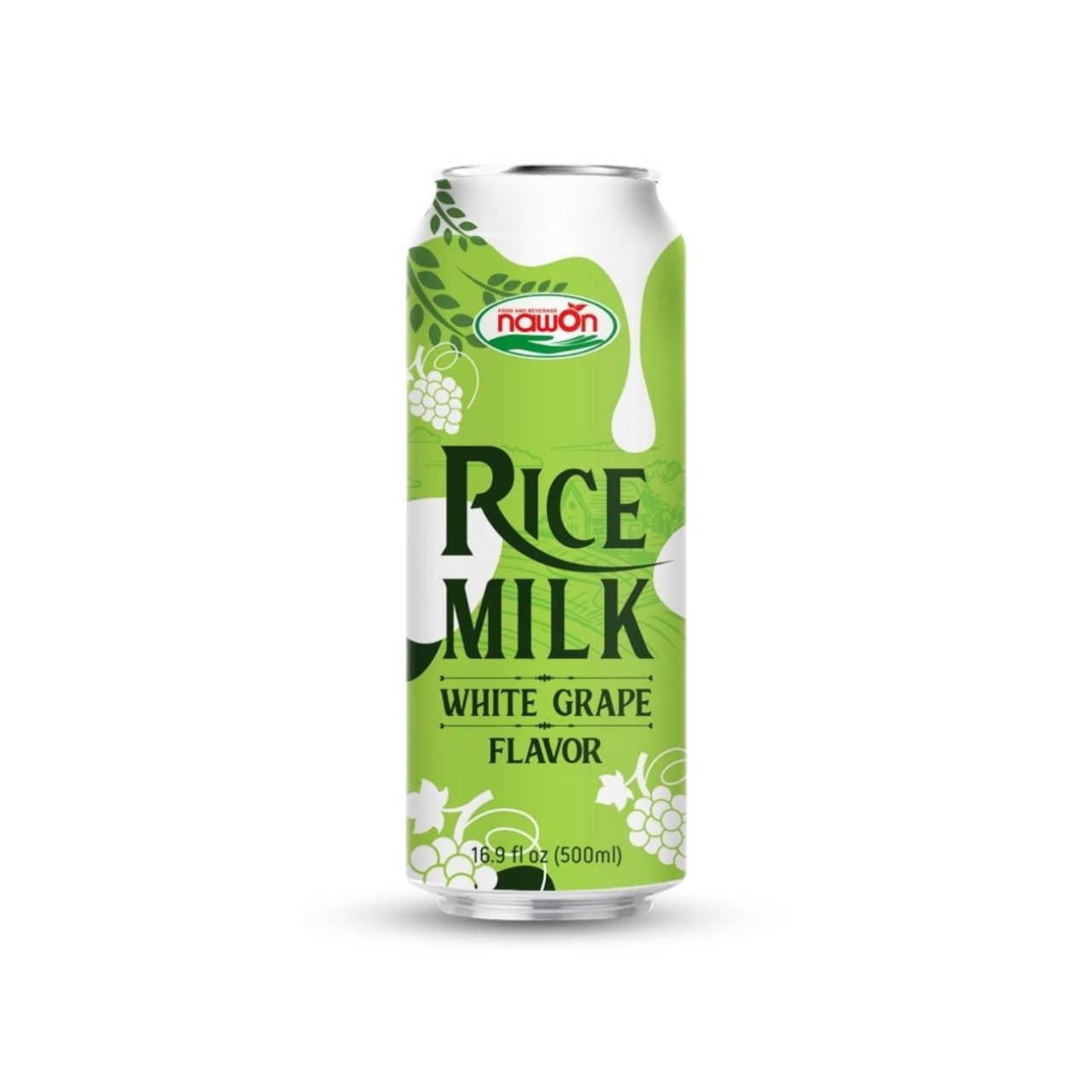 Can 500 ml 16 9 fl oz refreshing rice milk drink with natural white grape flavor (3)