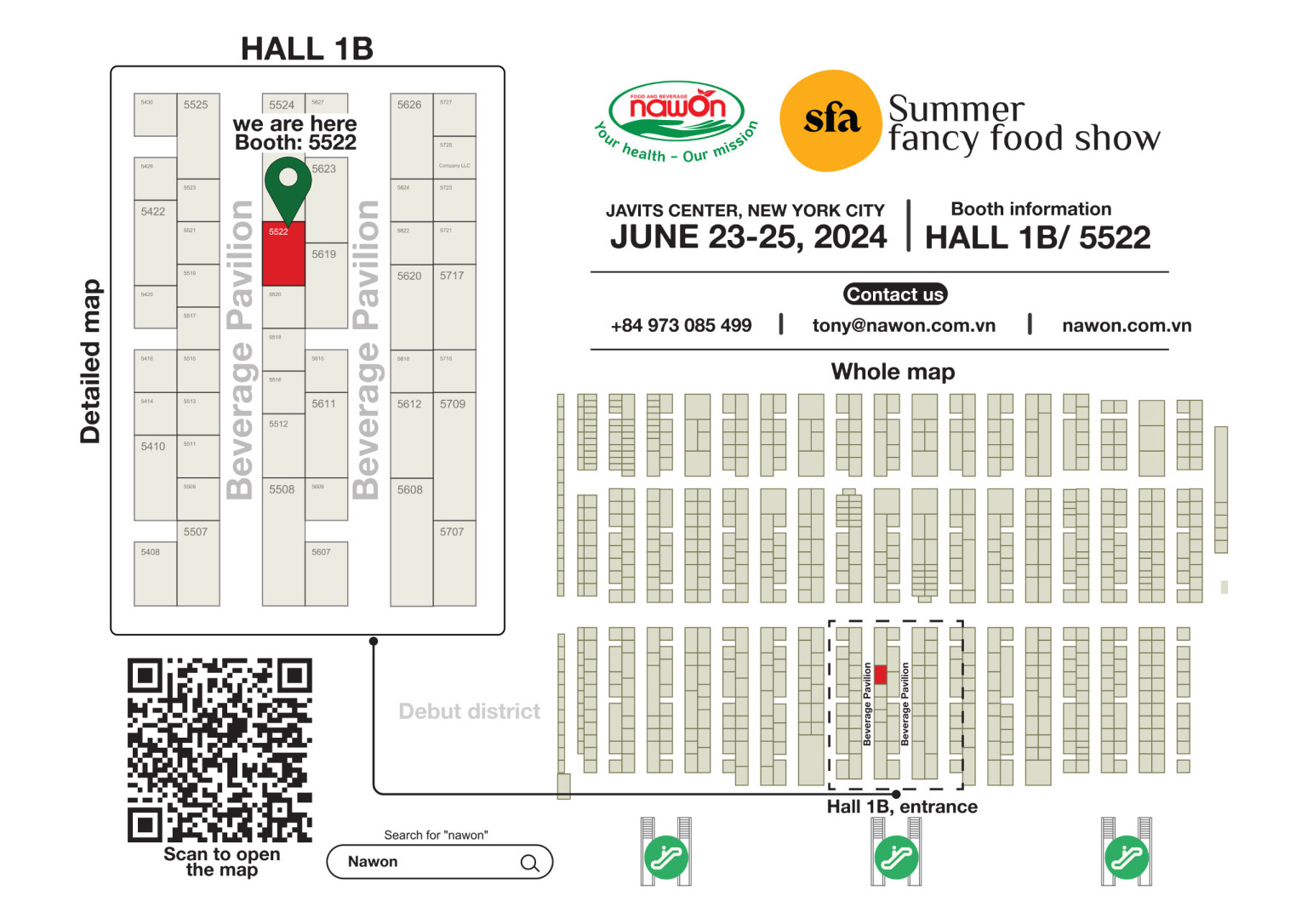 join nawon at the summer fancy food show 2024 2
