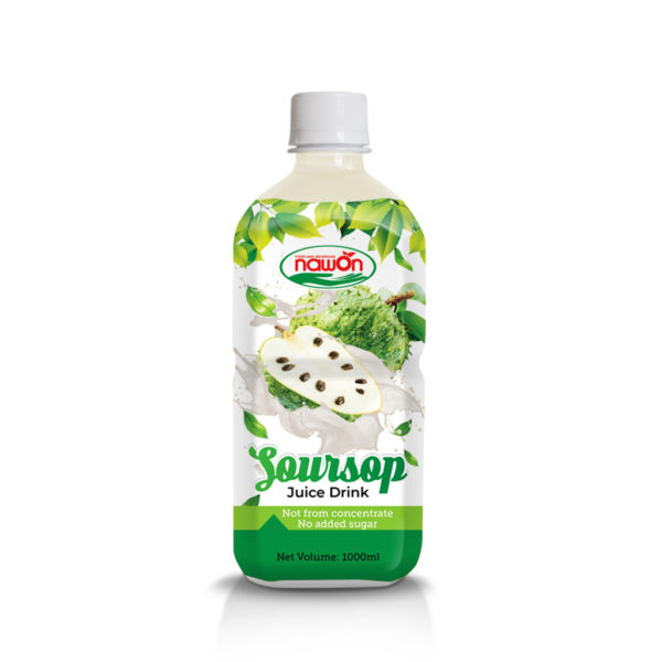 Refreshing soursop juice drink no added sugar nfc