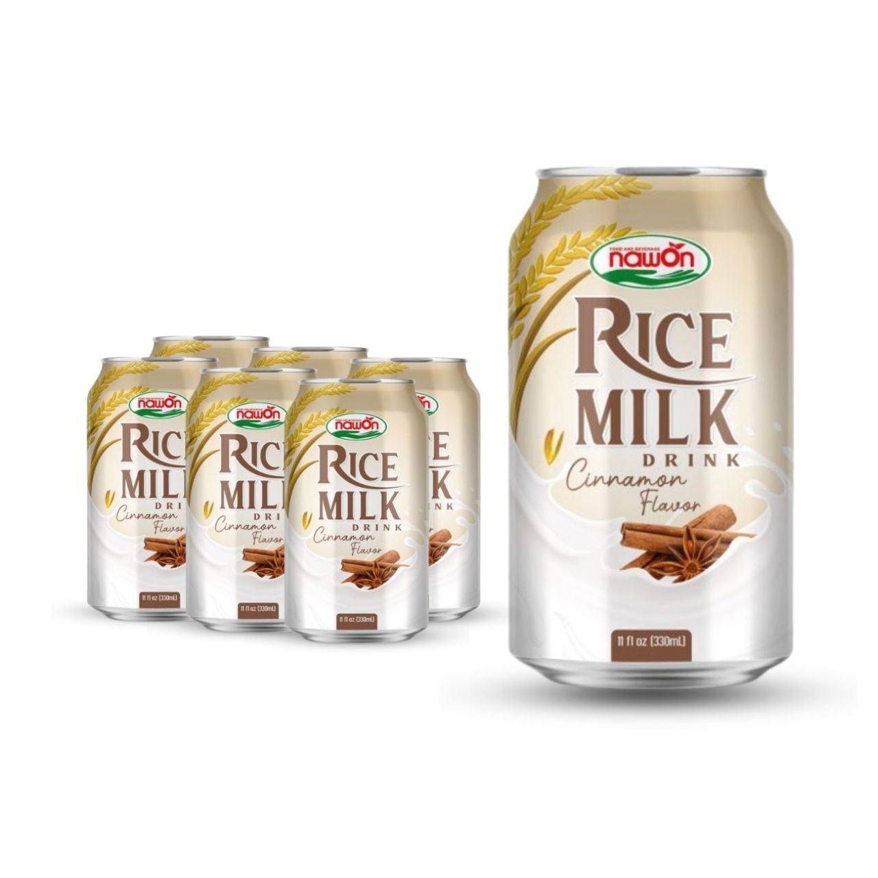 standard can 330 ml 11 18 fl oz smooth rice milk drink with natural cinnamon flavor (1)