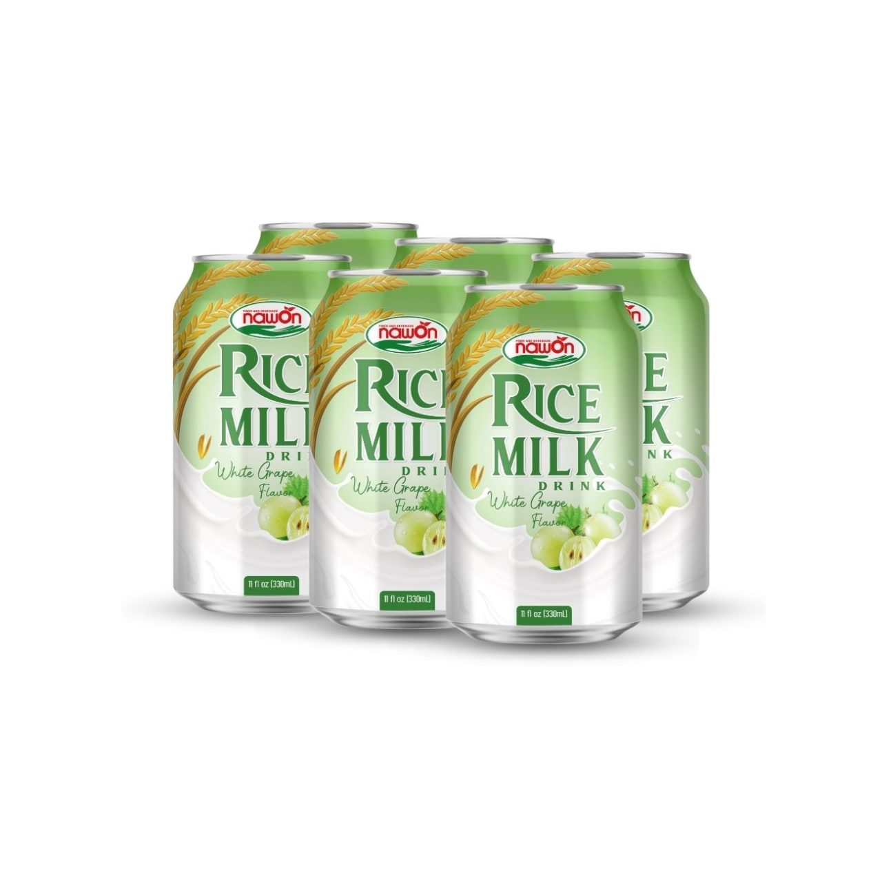 standard can 330 ml 11 18 fl oz smooth rice milk drink with natural white grape flavor (2)