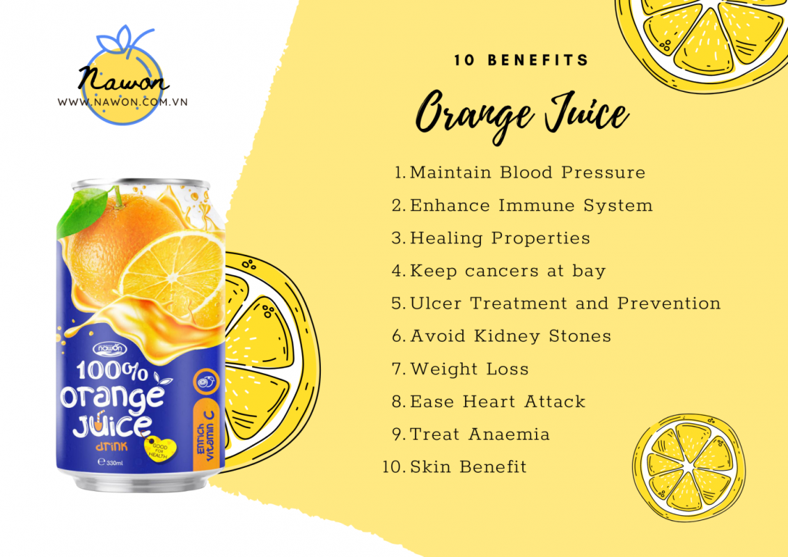 10 benefits orange juice 2