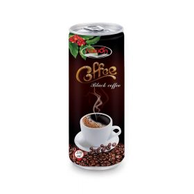 250ml Alu Can Coffee Black Coffee