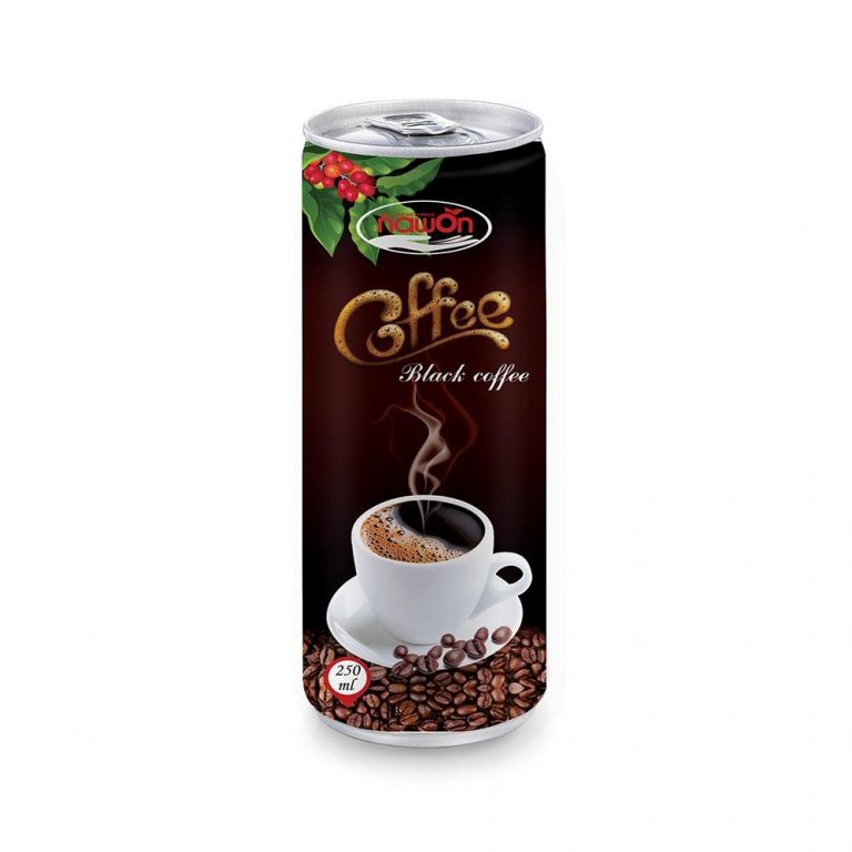250ml alu can coffee black coffee