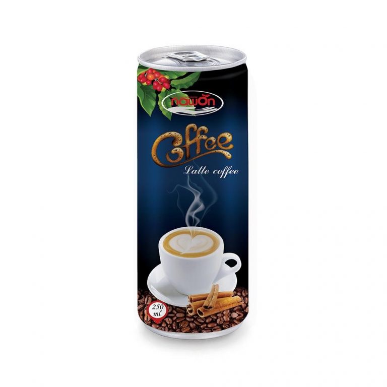 250ml alu can coffee latte coffee