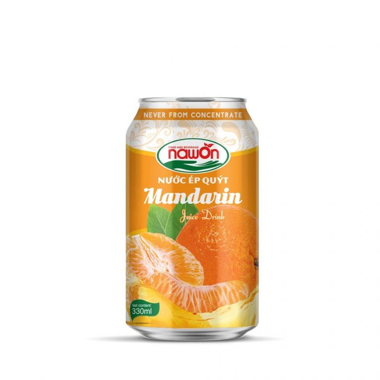 330ml aluminum mandarin juice drink