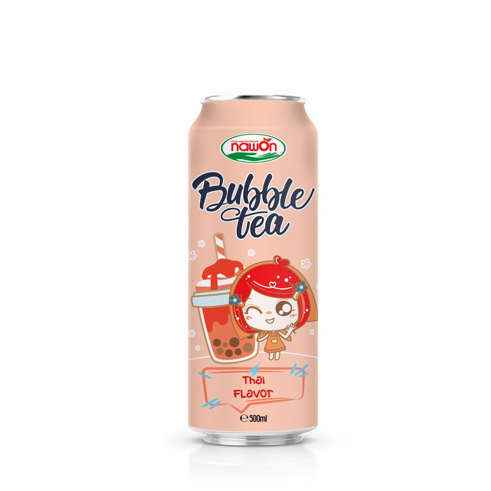 500Ml Bubble Milk Tea Thai Flavor