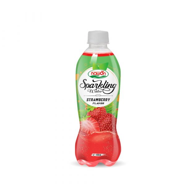 sparkling water with Strawberry flavor