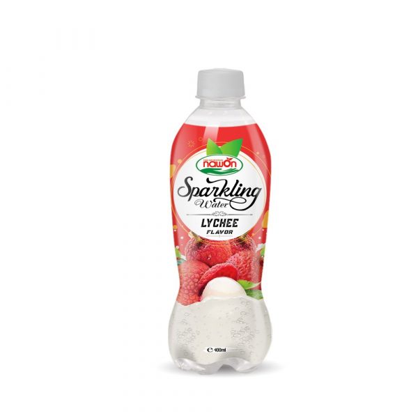Sparkling water with Lychee flavor