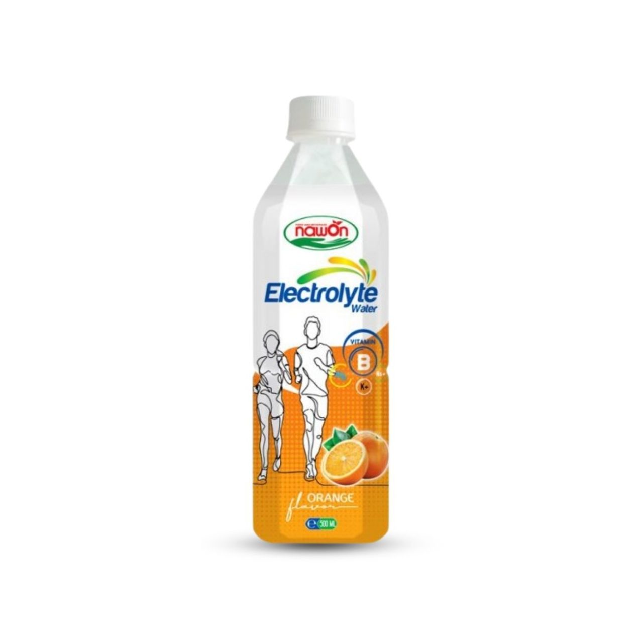 Bottle 500ml nawon electrolyte water with orange flavor improve exercise performance (3)