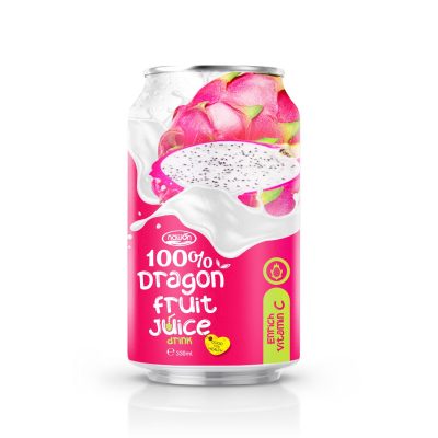 100% Dragon Fruit Juice Drink Good For Health 330Ml