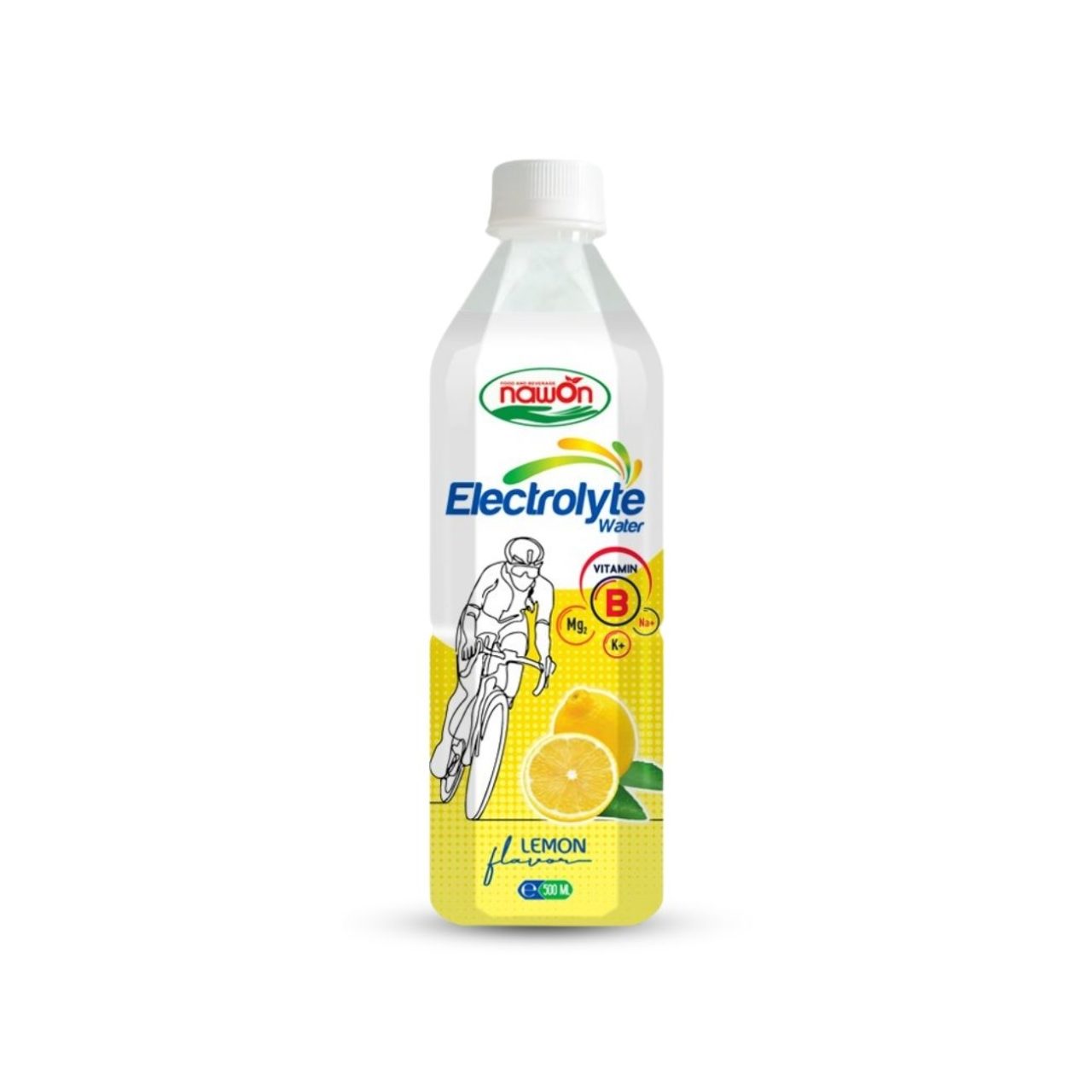 Pp bottle 500 ml 16 9 fl oz electrolyte drink water with lemon flavor (3)