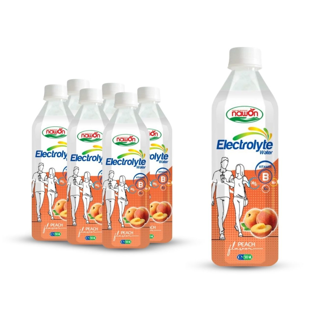 pp bottle 500 ml 16 9 fl oz electrolyte drink water with peach flavor (1)