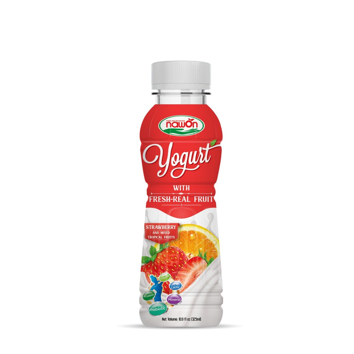 Nawon Yogurt Juice Drink With Strawberry Increasing Probiotics And