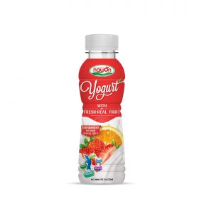 Yogurt With Fresh Real Fruit Strawberry And Tropical Fruit 325Ml