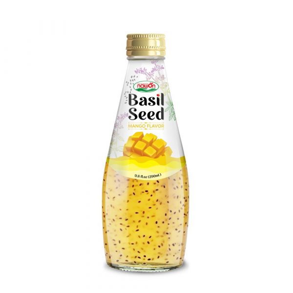 basil seed drink mango