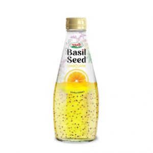 glass bottle 290 ml 9 81 fl oz basil seed drink lemon flavor improve digestive health (2)