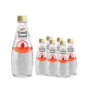 290ml nawon basil seed drink lychee